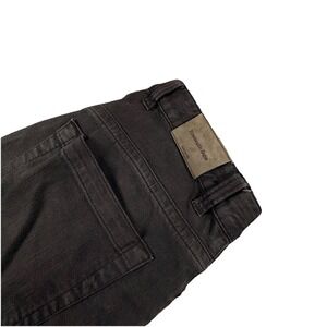 Ermenegildo Zegna Jeans Mens 34x30 Black Faded Washed Stretch Cotton Blend